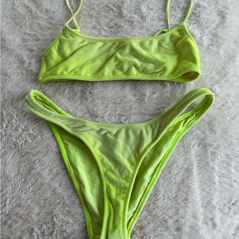 Neon yellow Triangl Bikini